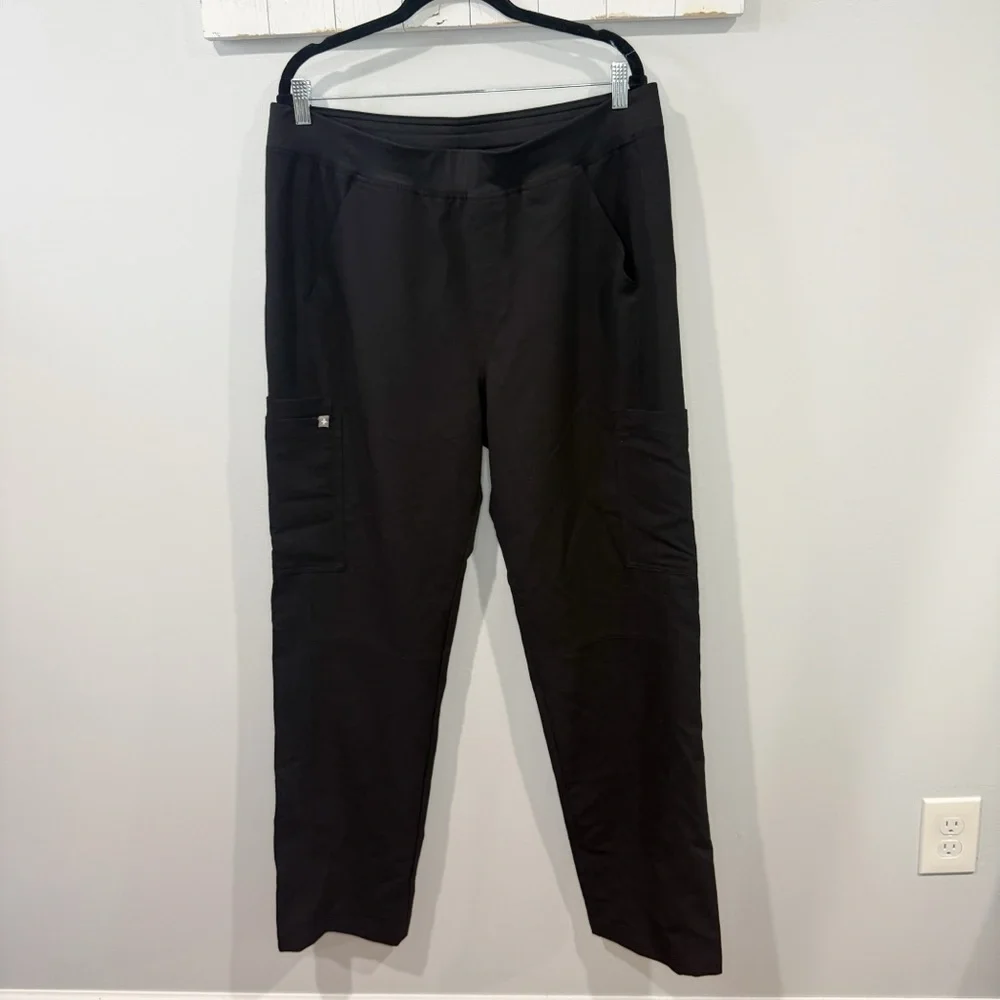 Figs Axim™ Cargo Scrub Pants | Black | Size XL | EUC